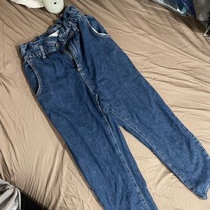 Like new Zara Paperbag Jeans Denim 0 joggers